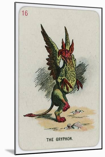 The Gryphon-John Tenniel-Mounted Giclee Print