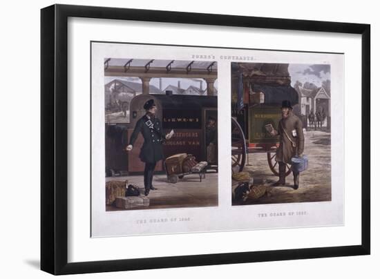 The Guard of 1852 and the Guard of 1832, 1852-J Harris-Framed Giclee Print