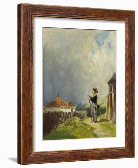 The Guard-Carl Spitzweg-Framed Giclee Print