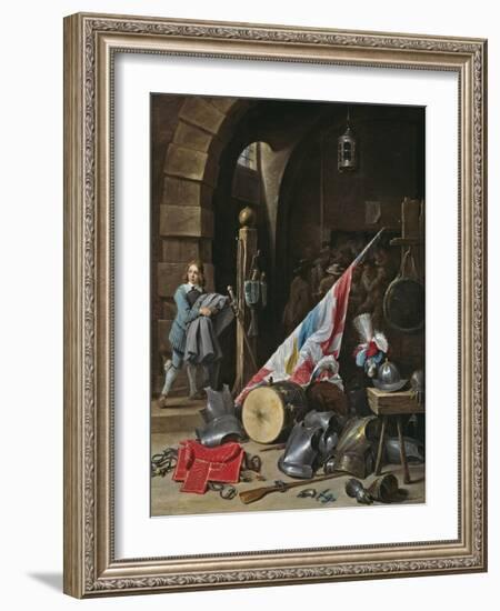 The Guardhouse, 1640-50-David the Younger Teniers-Framed Giclee Print