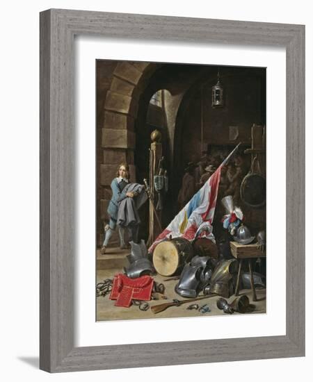 The Guardhouse, 1640-50-David the Younger Teniers-Framed Giclee Print