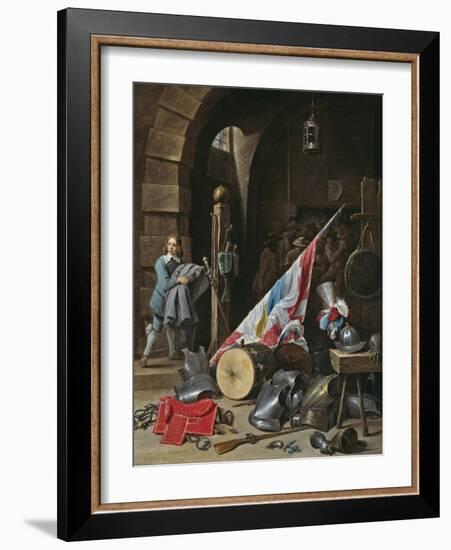 The Guardhouse, 1640-50-David the Younger Teniers-Framed Giclee Print