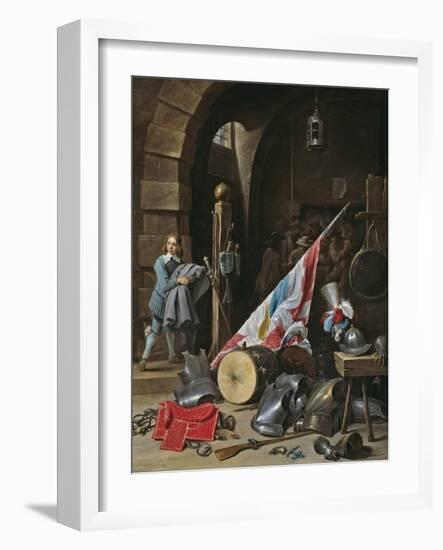 The Guardhouse, 1640-50-David the Younger Teniers-Framed Giclee Print