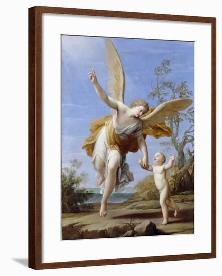 The Guardian Angel, 1716-Marco Antonio Franceschini-Framed Giclee Print