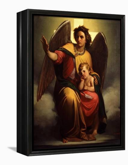 The Guardian Angel, 1854-Antonio Zona-Framed Premier Image Canvas