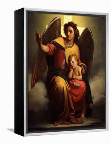 The Guardian Angel, 1854-Antonio Zona-Framed Premier Image Canvas