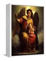 The Guardian Angel, 1854-Antonio Zona-Framed Premier Image Canvas