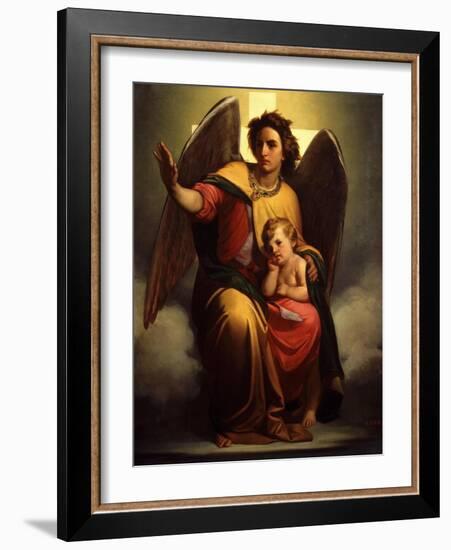 The Guardian Angel, 1854-Antonio Zona-Framed Giclee Print