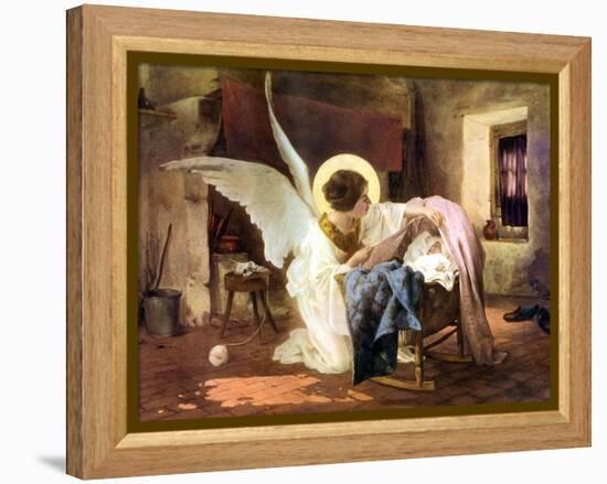 The Guardian Angel, 1926-Louis Tessier-Framed Premier Image Canvas