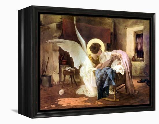 The Guardian Angel, 1926-Louis Tessier-Framed Premier Image Canvas