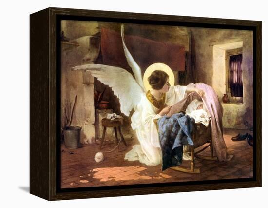 The Guardian Angel, 1926-Louis Tessier-Framed Premier Image Canvas