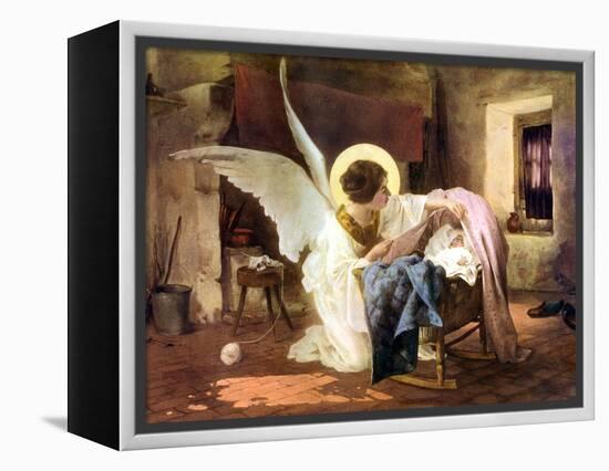 The Guardian Angel, 1926-Louis Tessier-Framed Premier Image Canvas