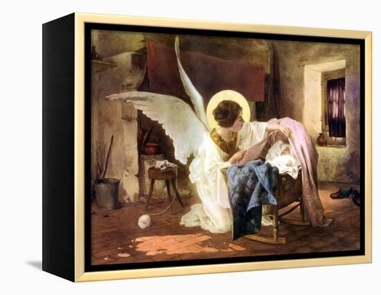 The Guardian Angel, 1926-Louis Tessier-Framed Premier Image Canvas