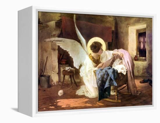 The Guardian Angel, 1926-Louis Tessier-Framed Premier Image Canvas