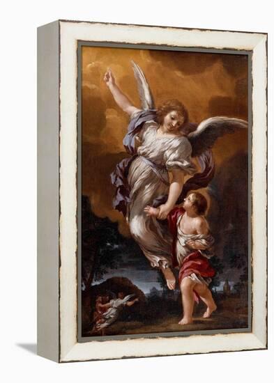 The Guardian Angel (After Pietro Da Corton)-Ciro Ferri-Framed Premier Image Canvas