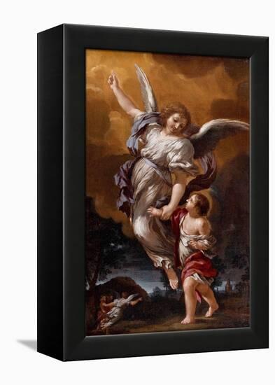 The Guardian Angel (After Pietro Da Corton)-Ciro Ferri-Framed Premier Image Canvas