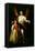 The Guardian Angel, C.1630 (Oil on Canvas)-Bernardo Strozzi-Framed Premier Image Canvas