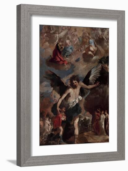 The Guardian Angel (L'Angelo Custode)-Francesco Maffei-Framed Giclee Print