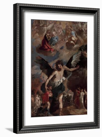 The Guardian Angel (L'Angelo Custode)-Francesco Maffei-Framed Giclee Print