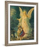 The Guardian Angel-The Victorian Collection-Framed Art Print