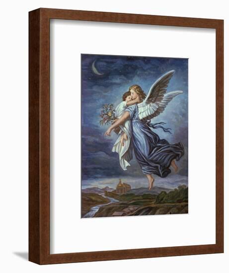 The Guardian Angel-Wilhelm Von Kaulbach-Framed Premium Giclee Print