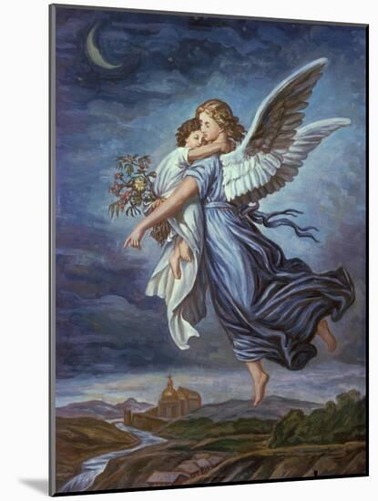 The Guardian Angel-Wilhelm Von Kaulbach-Mounted Giclee Print