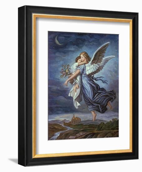 The Guardian Angel-Wilhelm Von Kaulbach-Framed Giclee Print