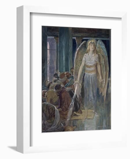 The Guardian Angel-James Tissot-Framed Giclee Print