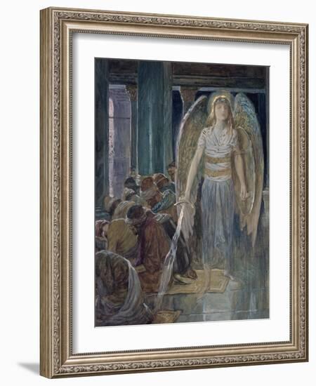 The Guardian Angel-James Tissot-Framed Giclee Print
