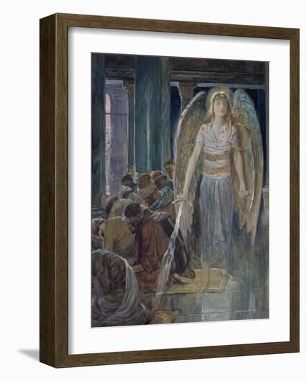 The Guardian Angel-James Tissot-Framed Giclee Print
