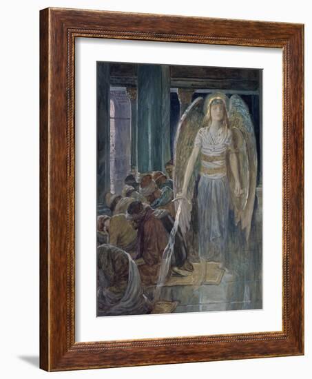 The Guardian Angel-James Tissot-Framed Giclee Print