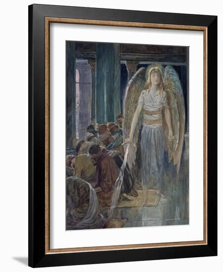 The Guardian Angel-James Tissot-Framed Giclee Print