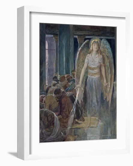 The Guardian Angel-James Tissot-Framed Giclee Print