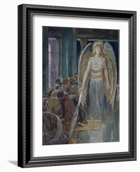 The Guardian Angel-James Tissot-Framed Giclee Print