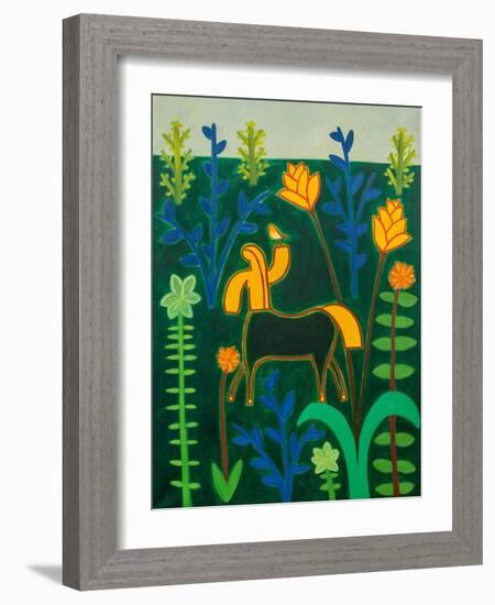 The guardian I, 2001, ( oil on linen)-Cristina Rodriguez-Framed Giclee Print