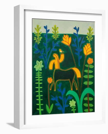 The guardian I, 2001, ( oil on linen)-Cristina Rodriguez-Framed Giclee Print
