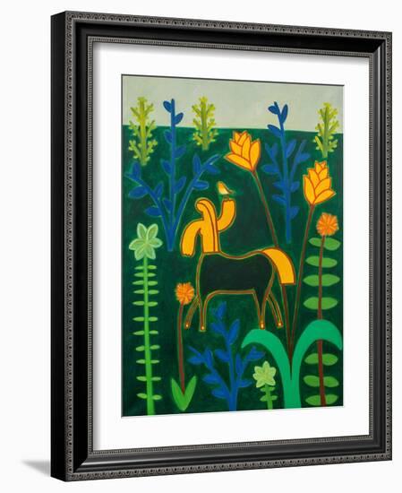 The guardian I, 2001, ( oil on linen)-Cristina Rodriguez-Framed Giclee Print