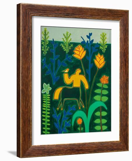 The guardian II, 2001, ( oil on linen)-Cristina Rodriguez-Framed Giclee Print