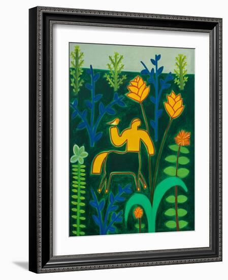 The guardian II, 2001, ( oil on linen)-Cristina Rodriguez-Framed Giclee Print