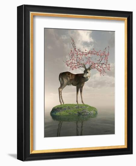 The Guardian of Spring-Cynthia Decker-Framed Art Print