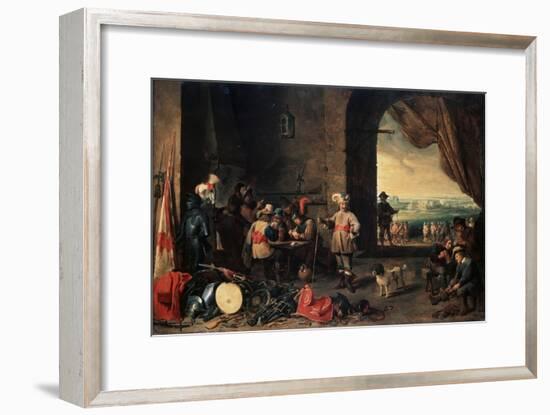 The Guardroom, 1642-David Teniers the Younger-Framed Giclee Print