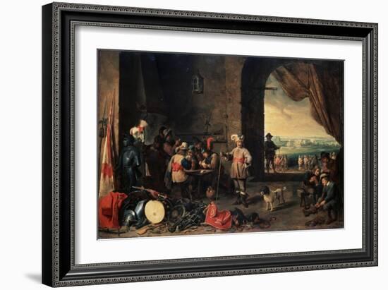 The Guardroom, 1642-David Teniers the Younger-Framed Giclee Print