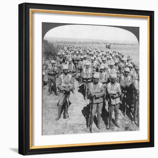 The Guards Brigade on the March to Kroonstadt, South Africa, Boer War, 1900-Underwood & Underwood-Framed Giclee Print