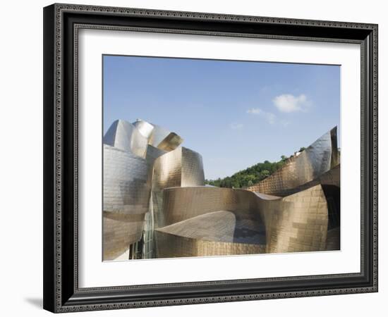 The Guggenheim, Designed by Canadian-American Architect Frank Gehry, Built by Ferrovial-Christian Kober-Framed Photographic Print