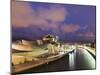 The Guggenheim, Designed by Canadian-American Architect Frank Gehry, on the Nervion River-Christian Kober-Mounted Photographic Print