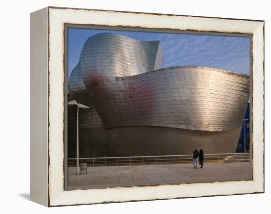 The Guggenheim Museum, Bilbao, Spain-Walter Bibikow-Framed Premier Image Canvas