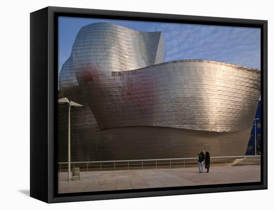 The Guggenheim Museum, Bilbao, Spain-Walter Bibikow-Framed Premier Image Canvas