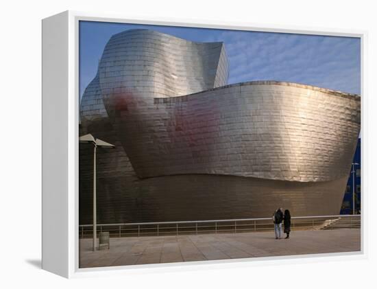 The Guggenheim Museum, Bilbao, Spain-Walter Bibikow-Framed Premier Image Canvas