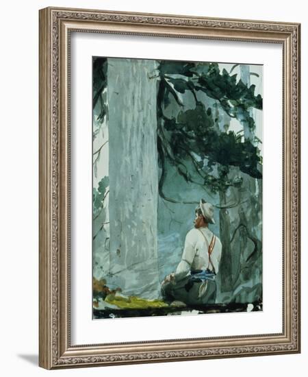 The Guide, 1895-Winslow Homer-Framed Giclee Print