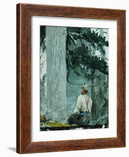 The Guide, 1895-Winslow Homer-Framed Giclee Print